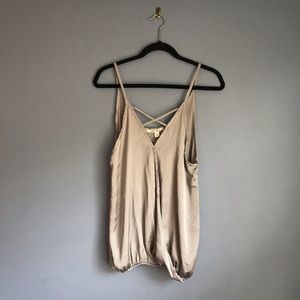 satin grey tank
